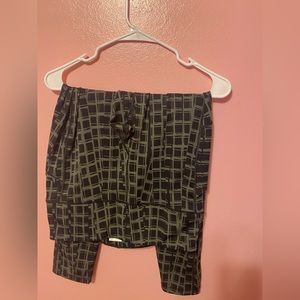 Black & Green Calvin Klein leggings, XL